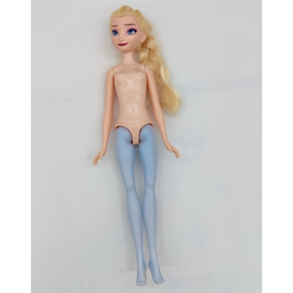 Disney Princess Hasbro FROZEN 2 Elsa Doll Nude Barbie Toy Blue Legs 2018 #E709 - Picture 2 of 7